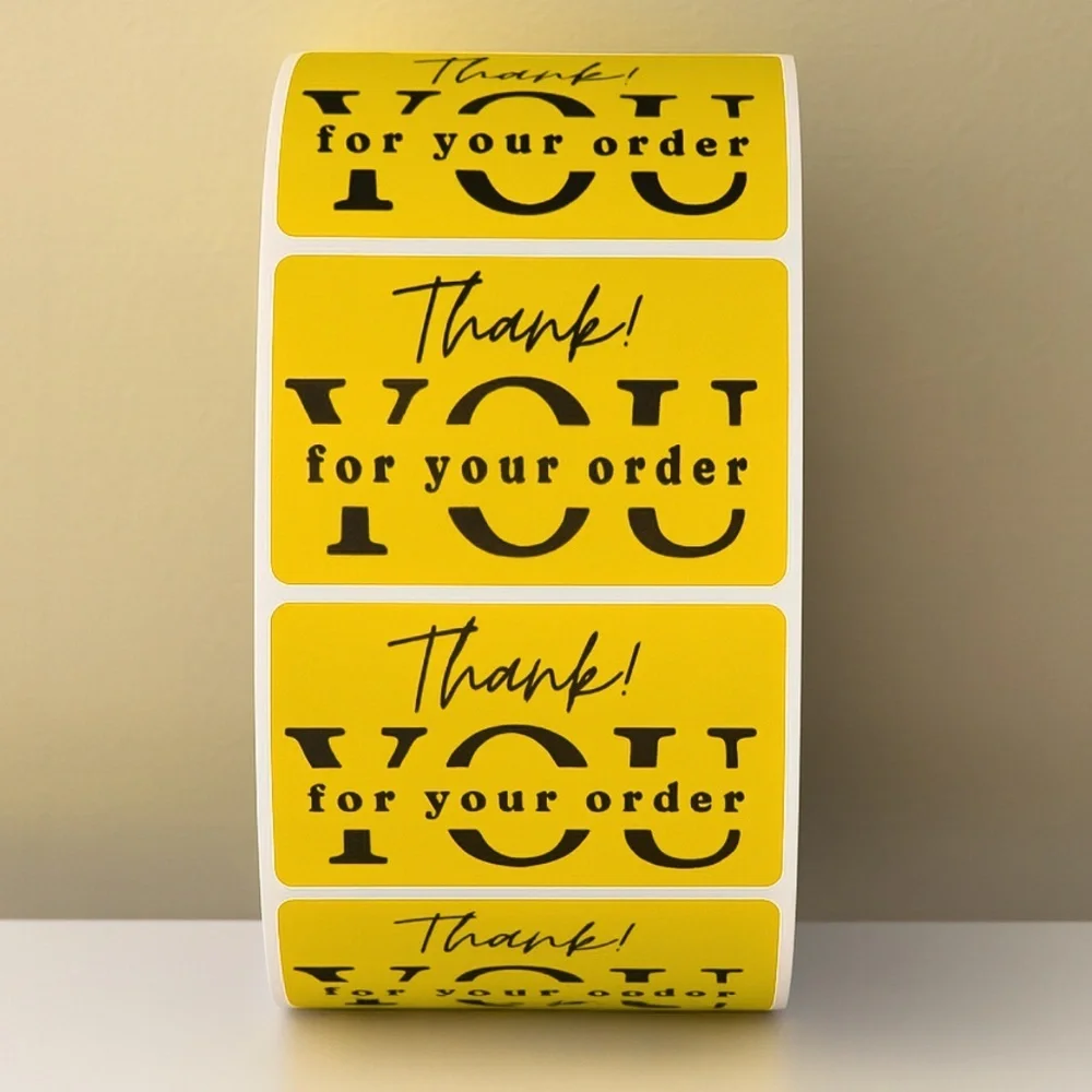 Thank You Order Stickers - Packaging Labels sticker - Small Business Supplies